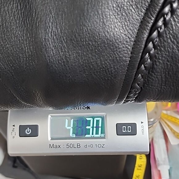 Vintage All-State Leather black jacket fully lined with braided details size XL - Picture 13 of 13